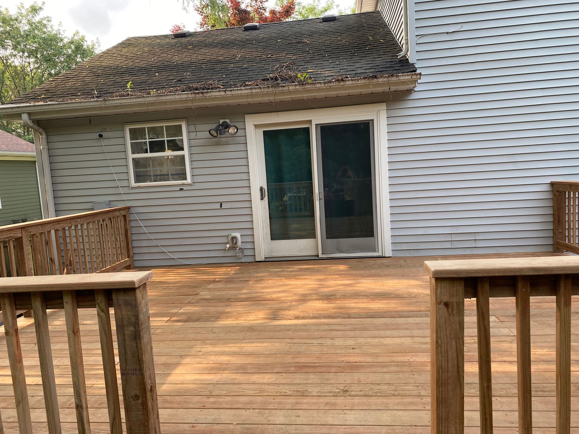 A deck built by the Sexton Home Improvement & Repairs team